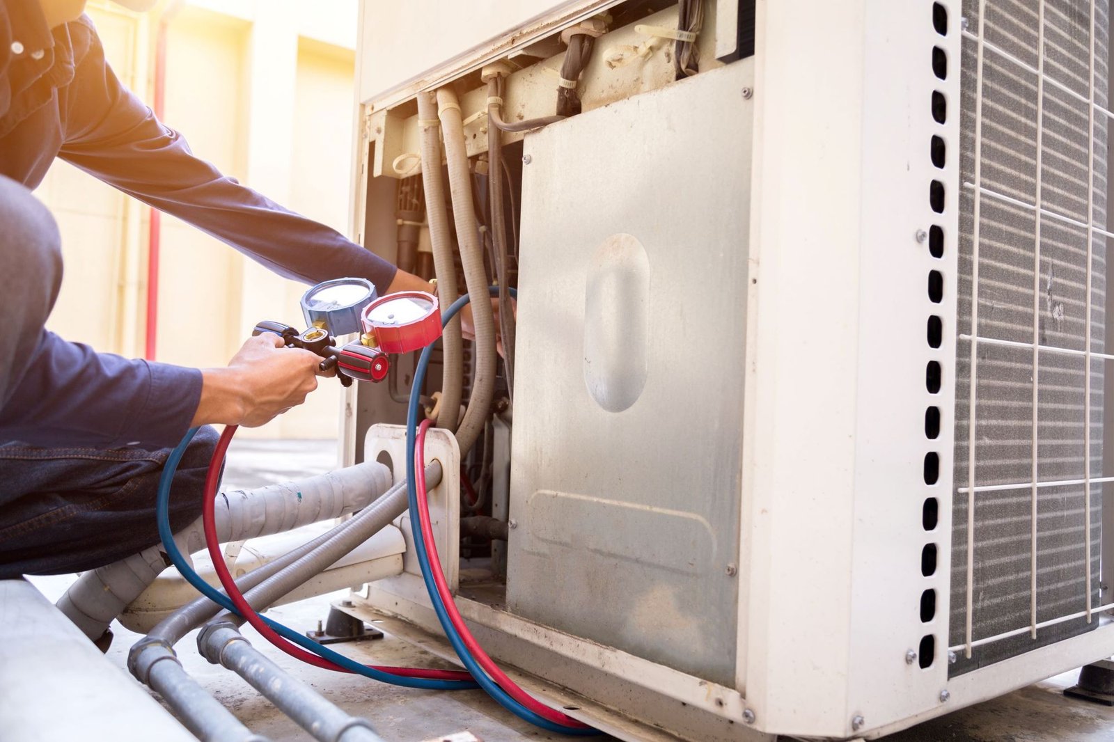 professional HVAC team providing heating and cooling repair services